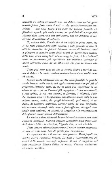 La vita rivista mensile dell'Unione giovanile per la moralità