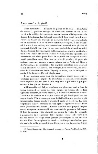 La vita rivista mensile dell'Unione giovanile per la moralità