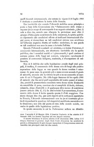 La vita rivista mensile dell'Unione giovanile per la moralità