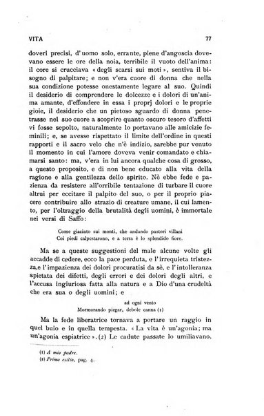 La vita rivista mensile dell'Unione giovanile per la moralità