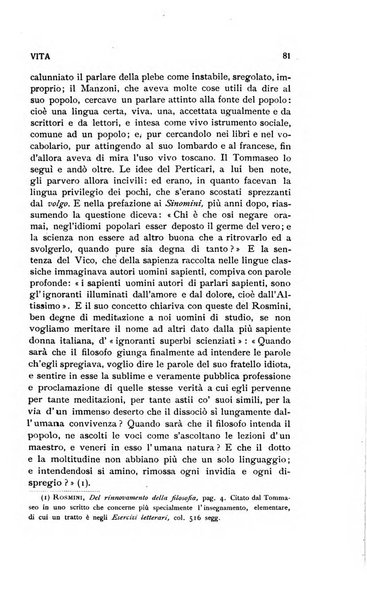 La vita rivista mensile dell'Unione giovanile per la moralità