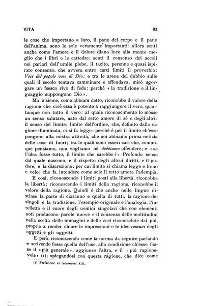 La vita rivista mensile dell'Unione giovanile per la moralità