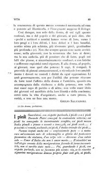 La vita rivista mensile dell'Unione giovanile per la moralità