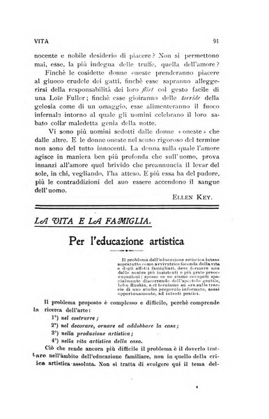 La vita rivista mensile dell'Unione giovanile per la moralità