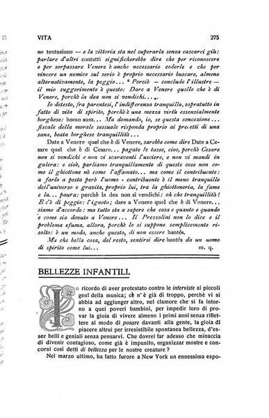 La vita rivista mensile dell'Unione giovanile per la moralità