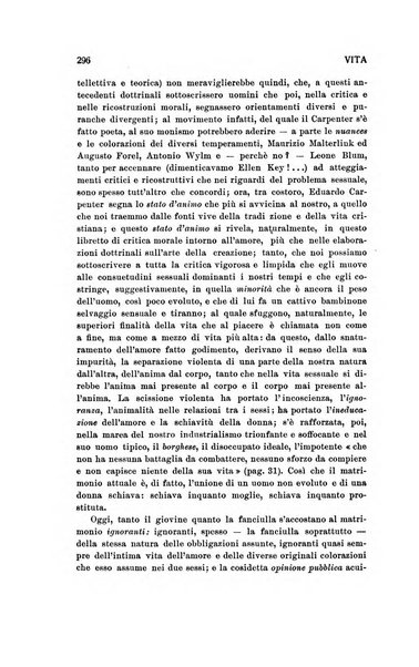 La vita rivista mensile dell'Unione giovanile per la moralità