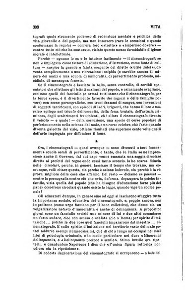 La vita rivista mensile dell'Unione giovanile per la moralità