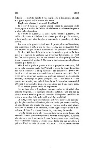 La vita rivista mensile dell'Unione giovanile per la moralità