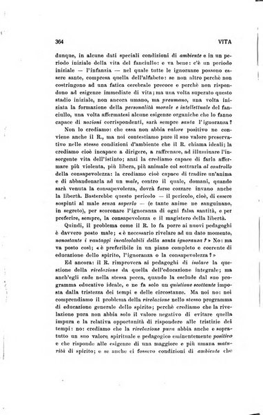 La vita rivista mensile dell'Unione giovanile per la moralità