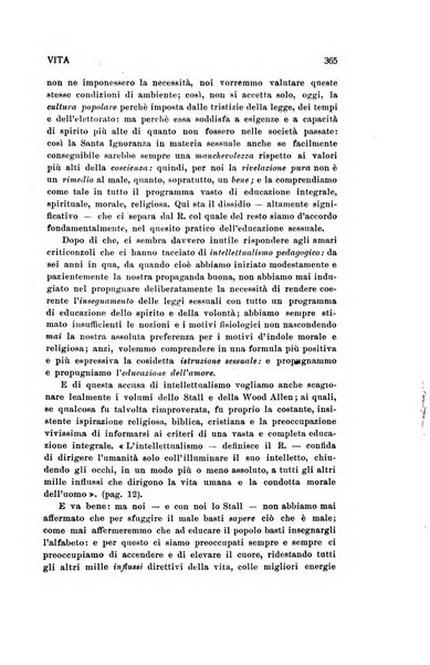 La vita rivista mensile dell'Unione giovanile per la moralità