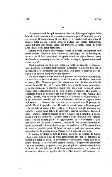 La vita rivista mensile dell'Unione giovanile per la moralità