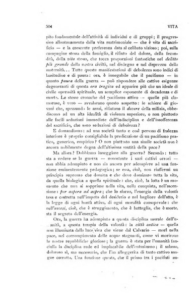 La vita rivista mensile dell'Unione giovanile per la moralità