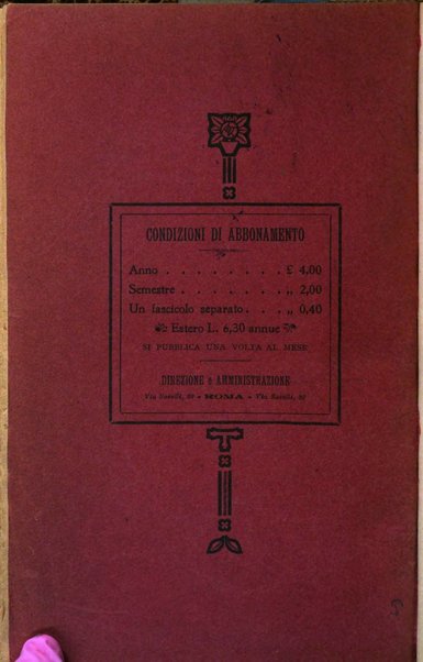 La vita rivista mensile dell'Unione giovanile per la moralità