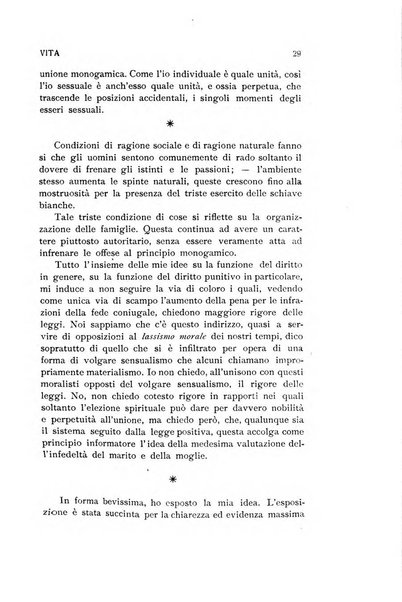 La vita rivista mensile dell'Unione giovanile per la moralità