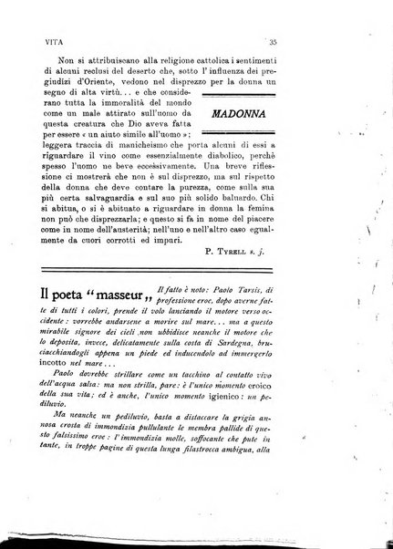 La vita rivista mensile dell'Unione giovanile per la moralità