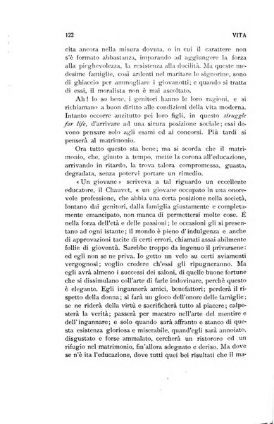 La vita rivista mensile dell'Unione giovanile per la moralità