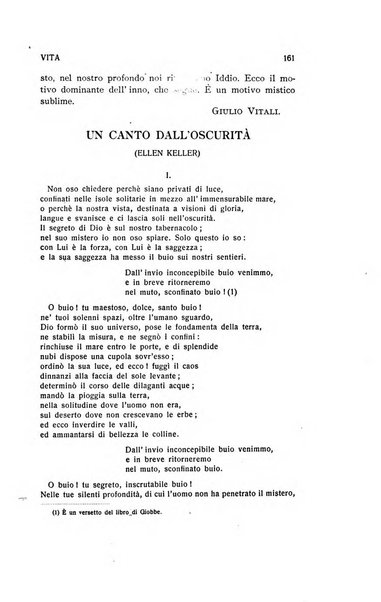 La vita rivista mensile dell'Unione giovanile per la moralità