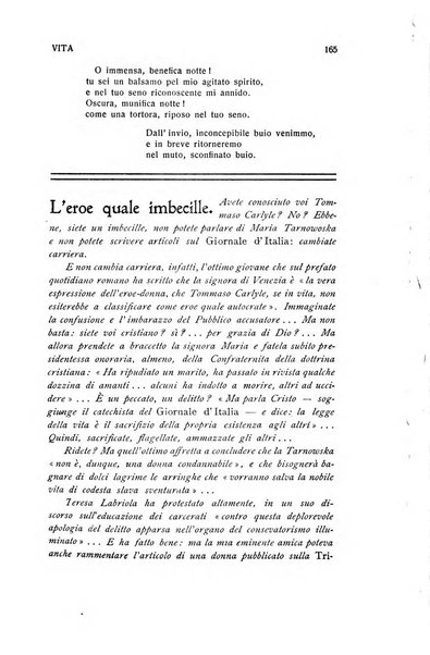 La vita rivista mensile dell'Unione giovanile per la moralità