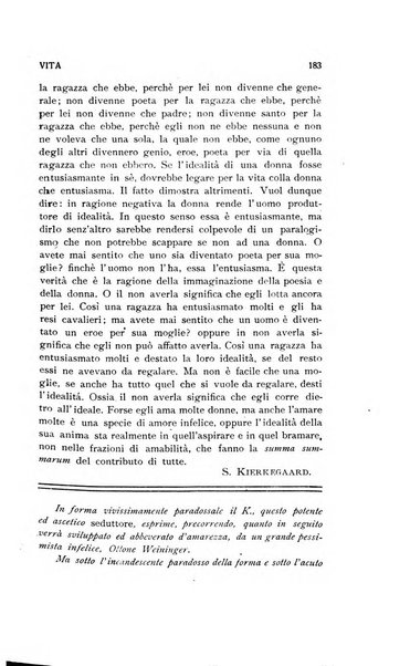 La vita rivista mensile dell'Unione giovanile per la moralità