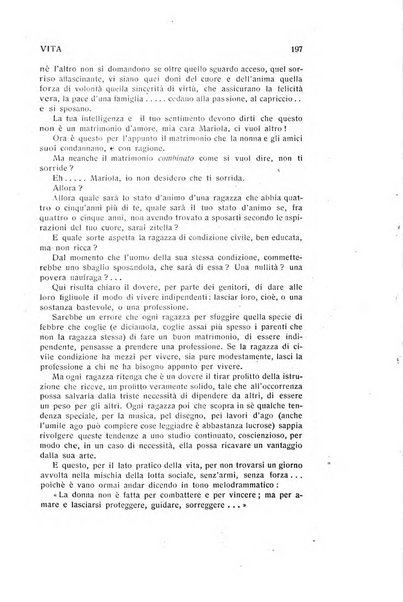 La vita rivista mensile dell'Unione giovanile per la moralità