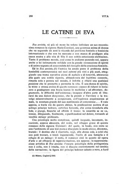 La vita rivista mensile dell'Unione giovanile per la moralità