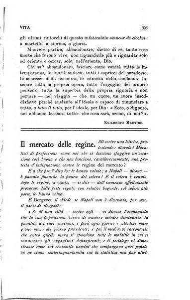 La vita rivista mensile dell'Unione giovanile per la moralità