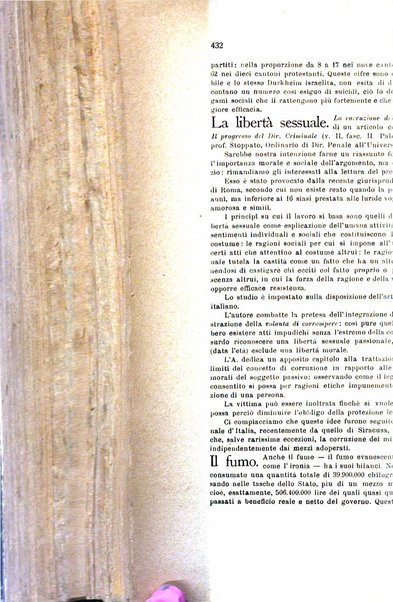 La vita rivista mensile dell'Unione giovanile per la moralità