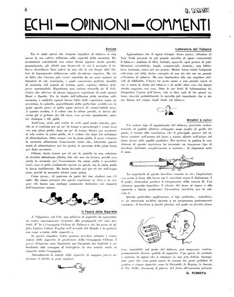 Il tabacco organo dell'industria e del commercio del tabacco