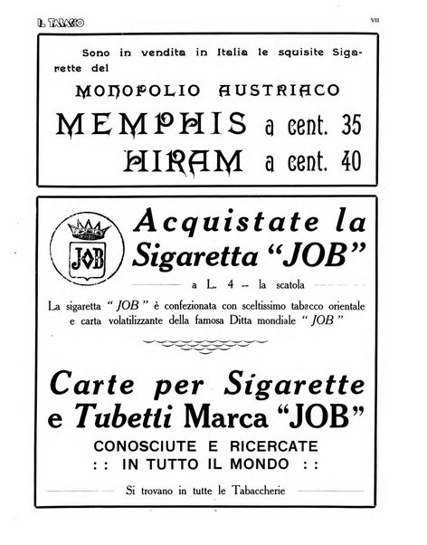 Il tabacco organo dell'industria e del commercio del tabacco