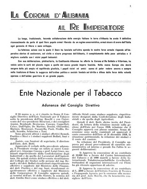 Il tabacco organo dell'industria e del commercio del tabacco