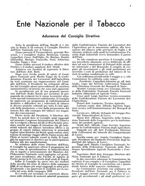 Il tabacco organo dell'industria e del commercio del tabacco