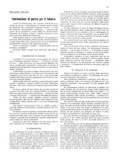 Il tabacco organo dell'industria e del commercio del tabacco