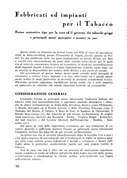 Il tabacco organo dell'industria e del commercio del tabacco