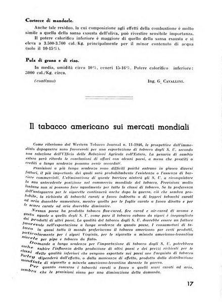 Il tabacco organo dell'industria e del commercio del tabacco