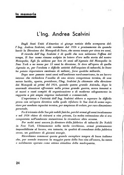 Il tabacco organo dell'industria e del commercio del tabacco