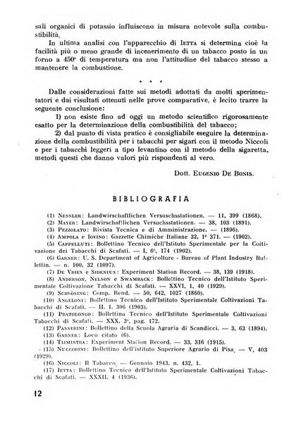 Il tabacco organo dell'industria e del commercio del tabacco