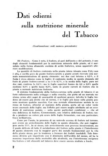 Il tabacco organo dell'industria e del commercio del tabacco