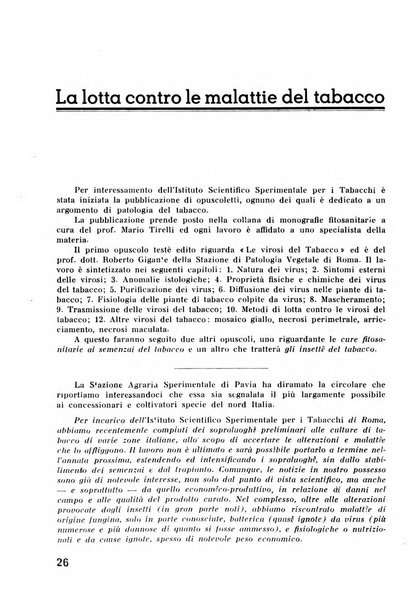 Il tabacco organo dell'industria e del commercio del tabacco