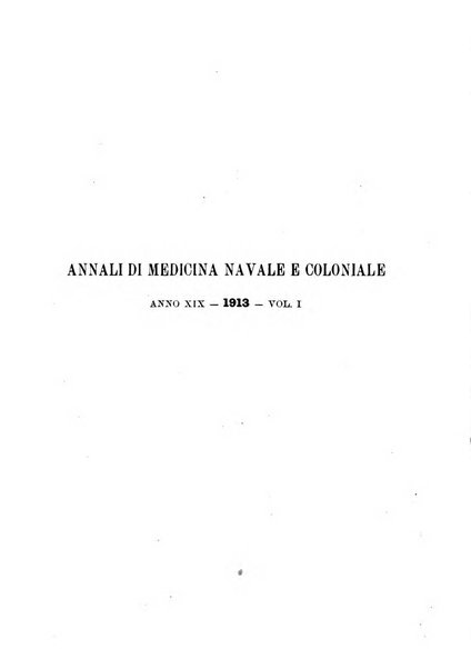 Annali di medicina navale e coloniale