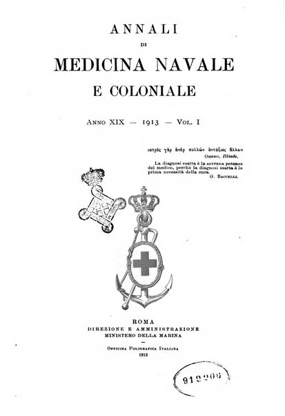 Annali di medicina navale e coloniale