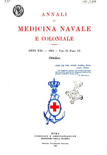 Annali di medicina navale e coloniale