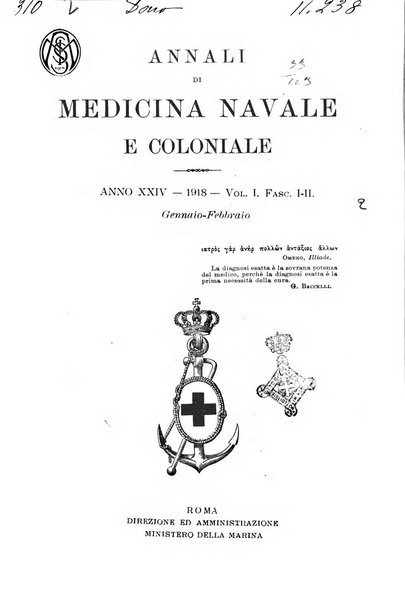 Annali di medicina navale e coloniale