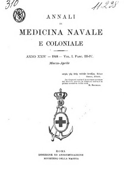 Annali di medicina navale e coloniale