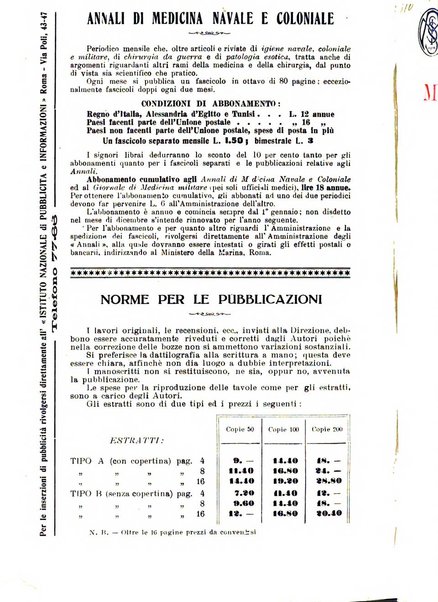 Annali di medicina navale e coloniale