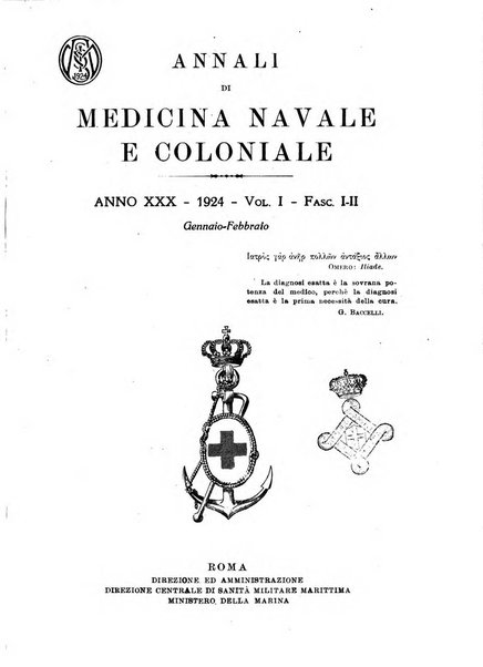 Annali di medicina navale e coloniale