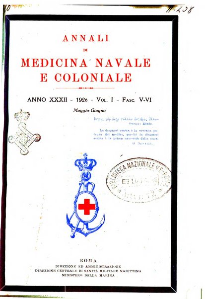 Annali di medicina navale e coloniale