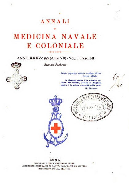 Annali di medicina navale e coloniale