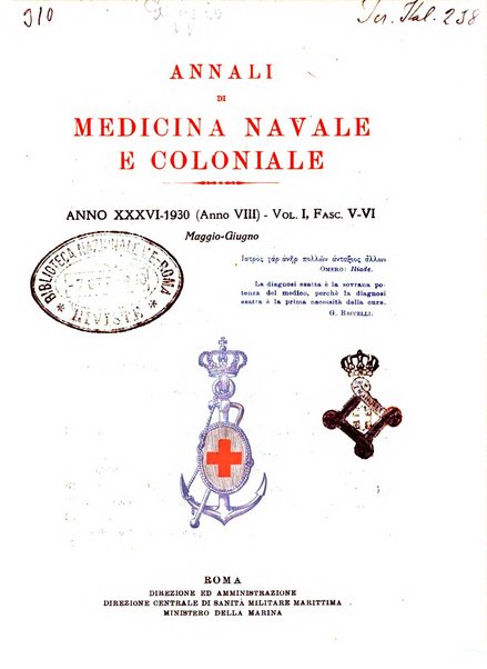 Annali di medicina navale e coloniale