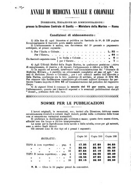 Annali di medicina navale e coloniale