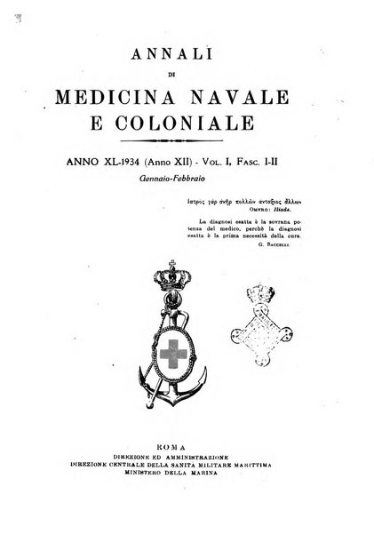 Annali di medicina navale e coloniale